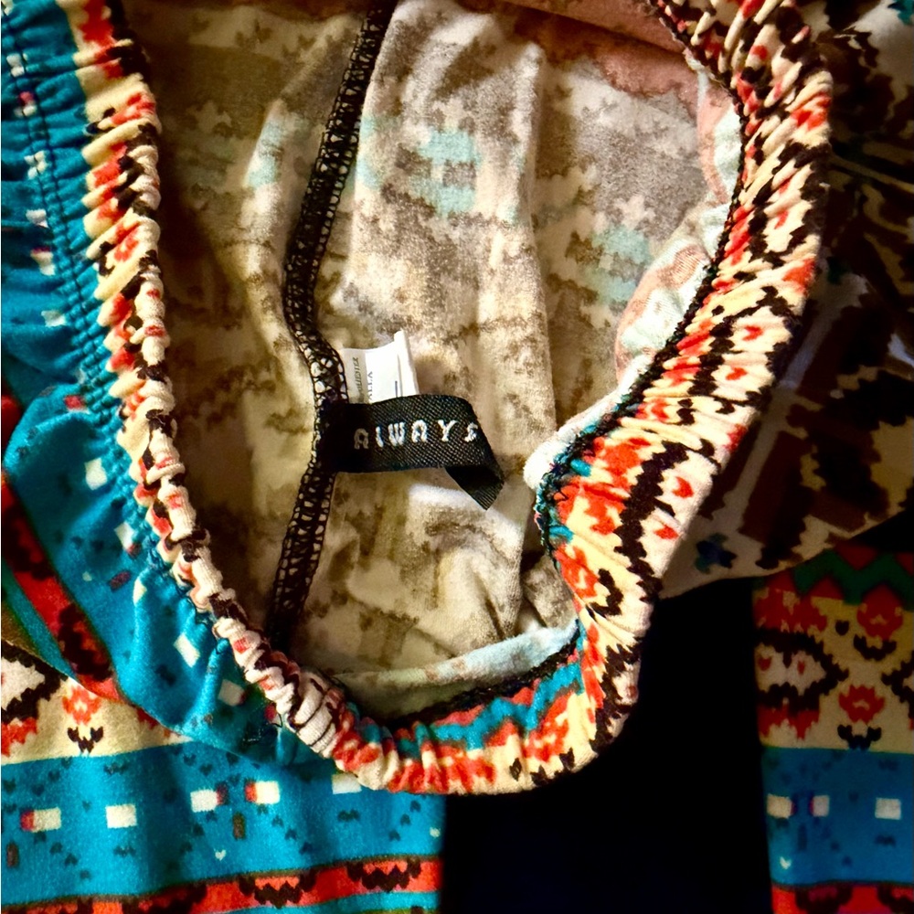 Always Multicolor Geometric Pants - Picture 3 of 6